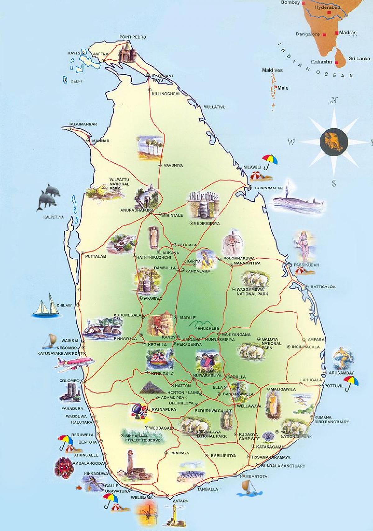 turistik Sri Lanka göster