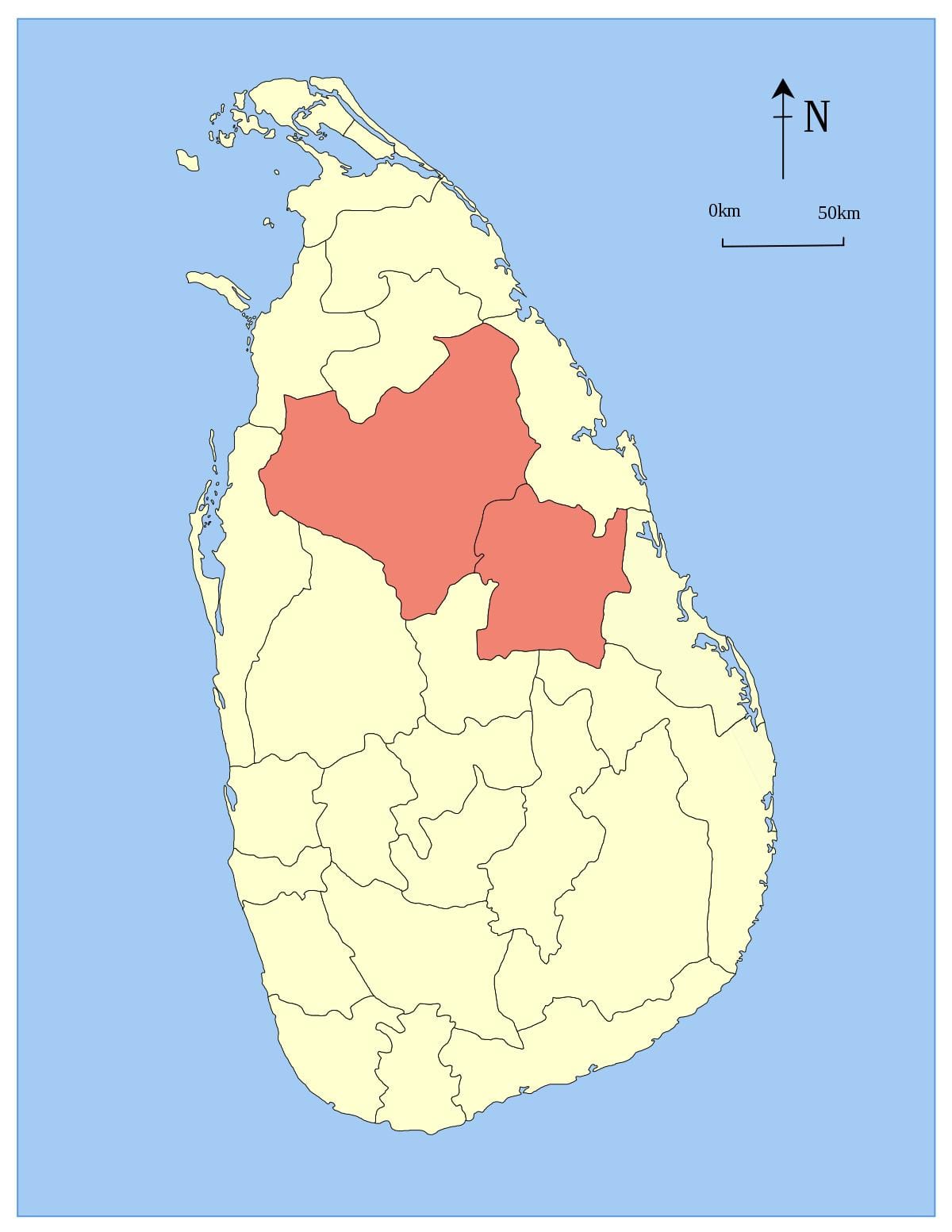 central province, Sri Lanka göster