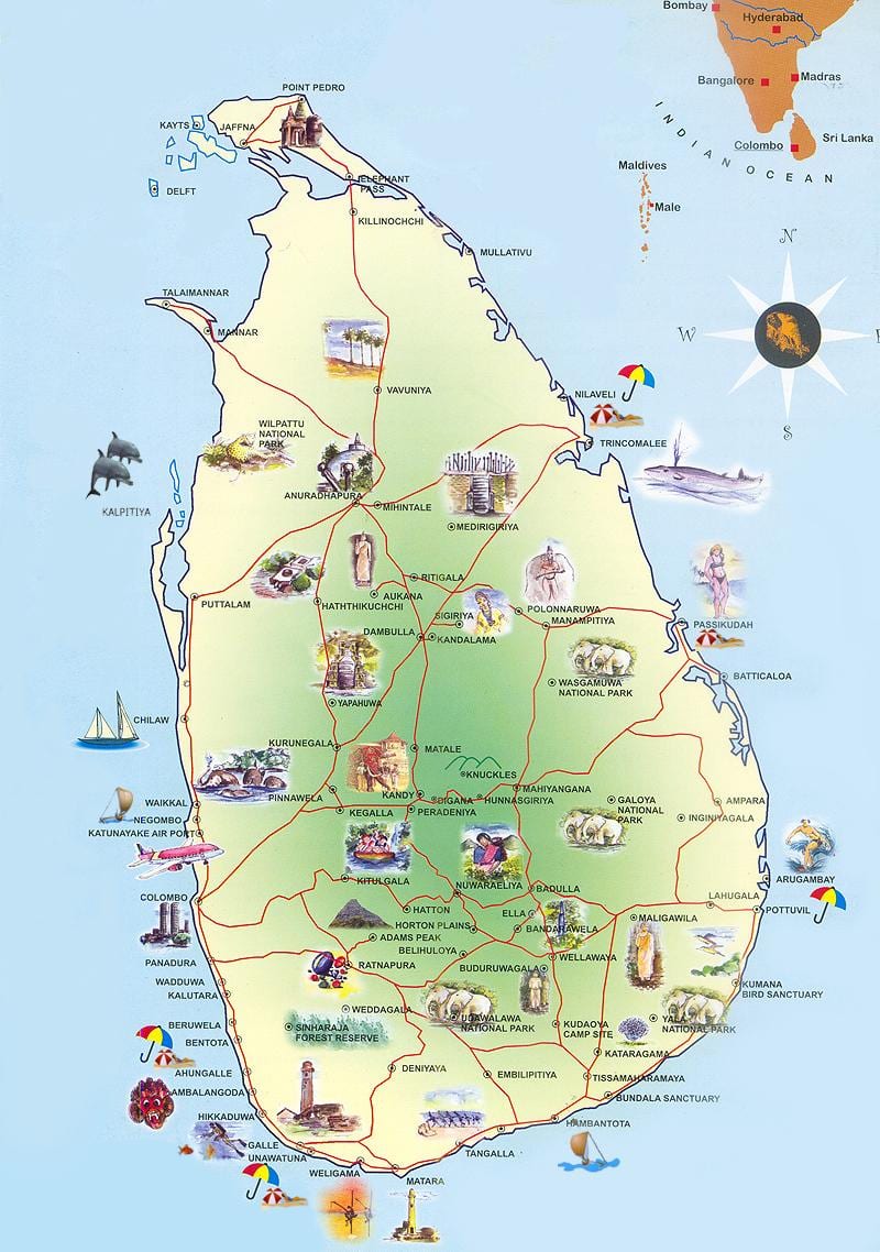 turistik Sri Lanka göster