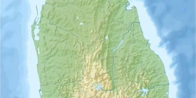 Dünya haritası harita Sri Lanka