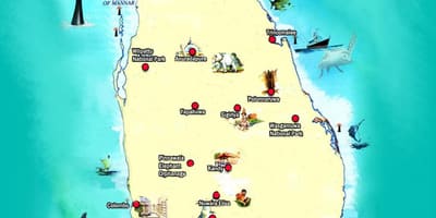 Jaffna haritası Sri Lanka