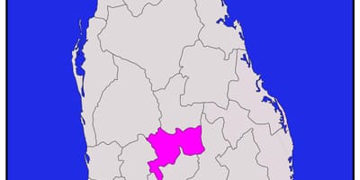 Sri Lanka haritası Kandy 