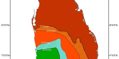 Sri Lanka iklim bölgesi Haritayı göster