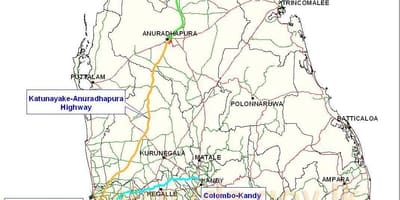 Sri Lanka yolu göster 